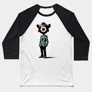 Eyeball Eddie's Casual Adventure Baseball T-Shirt